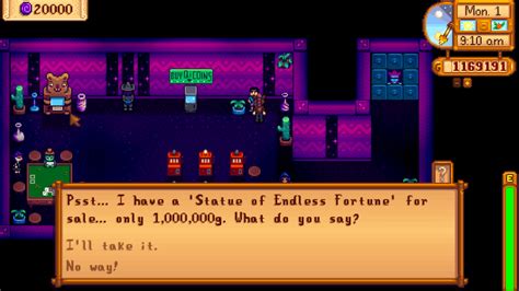 stardew valley statue of endless fortune|Stardew Valley: How to Get the Statue of Endless Fortune .